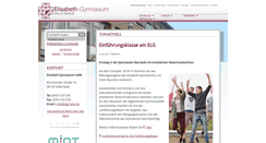 Desktop Screenshot of elg-halle.de